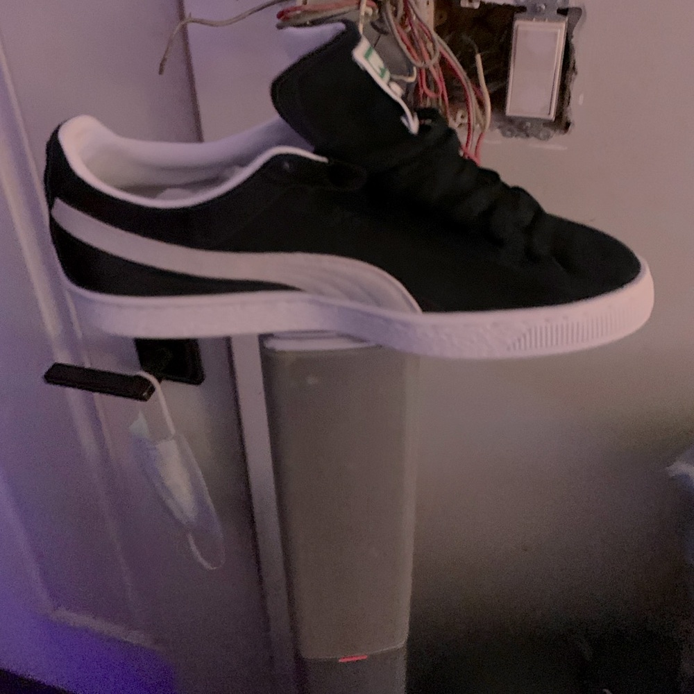 Brand new with box etc, Authentic Puma Classics ,Black suede , Size: 10.5
